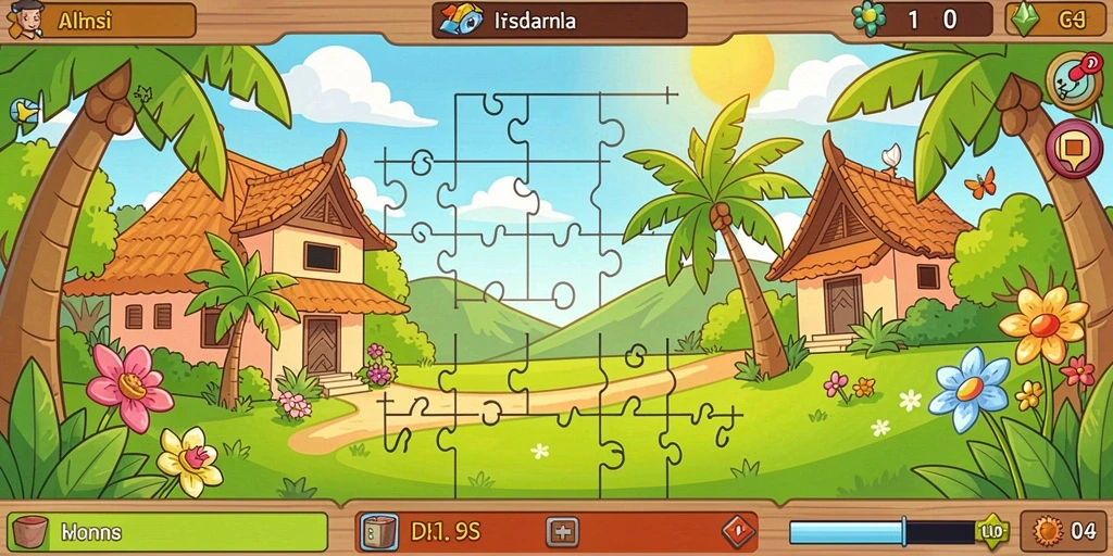 Tampilan utama game ASIA100 yang menarik dan interaktif.