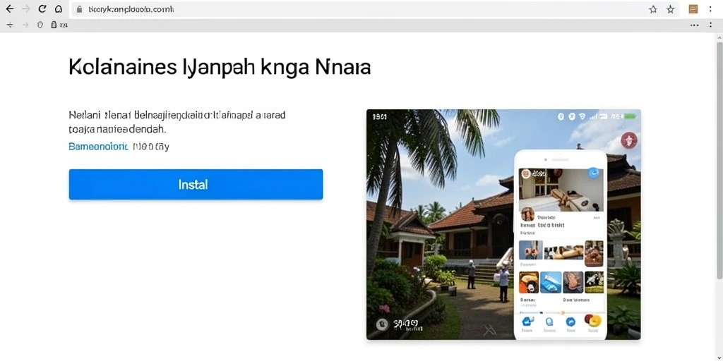 Screenshot menunjukkan antarmuka menarik DEWA22.