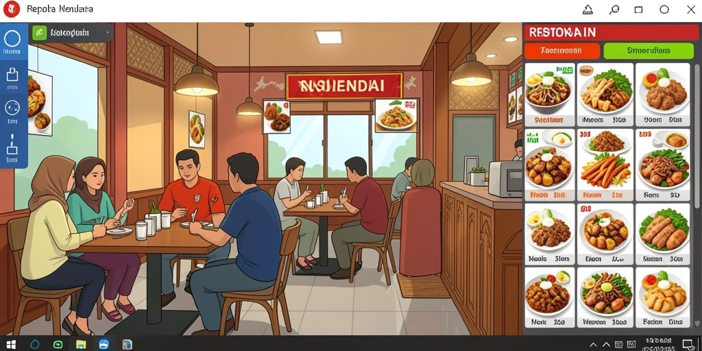 Tampilan antarmuka yang menarik dan mudah digunakan.