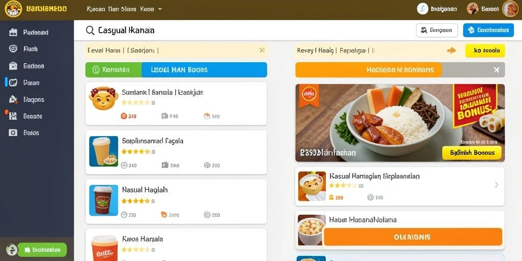 Tampilan antarmuka yang menarik dan mudah digunakan.
