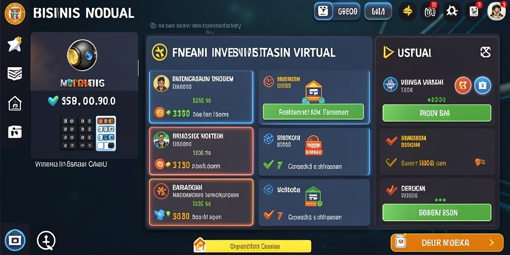 Screenshot menunjukkan tampilan antarmuka yang menarik dan user-friendly.