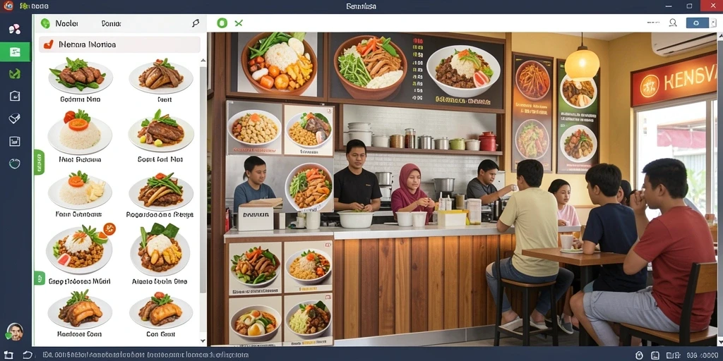 Tampilan antarmuka yang ramah pengguna.
