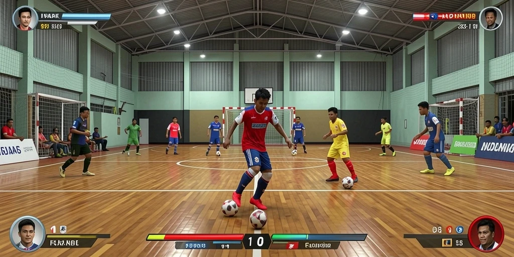 Tampilan utama permainan yang menawan.
