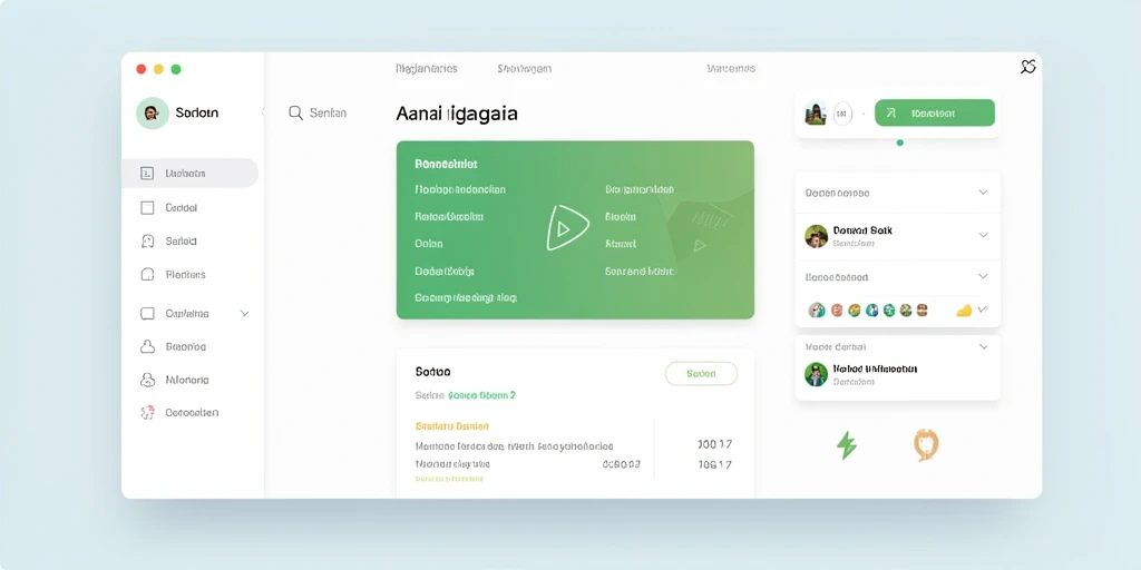 Screenshot menampilkan antarmuka utama V21 yang menarik.